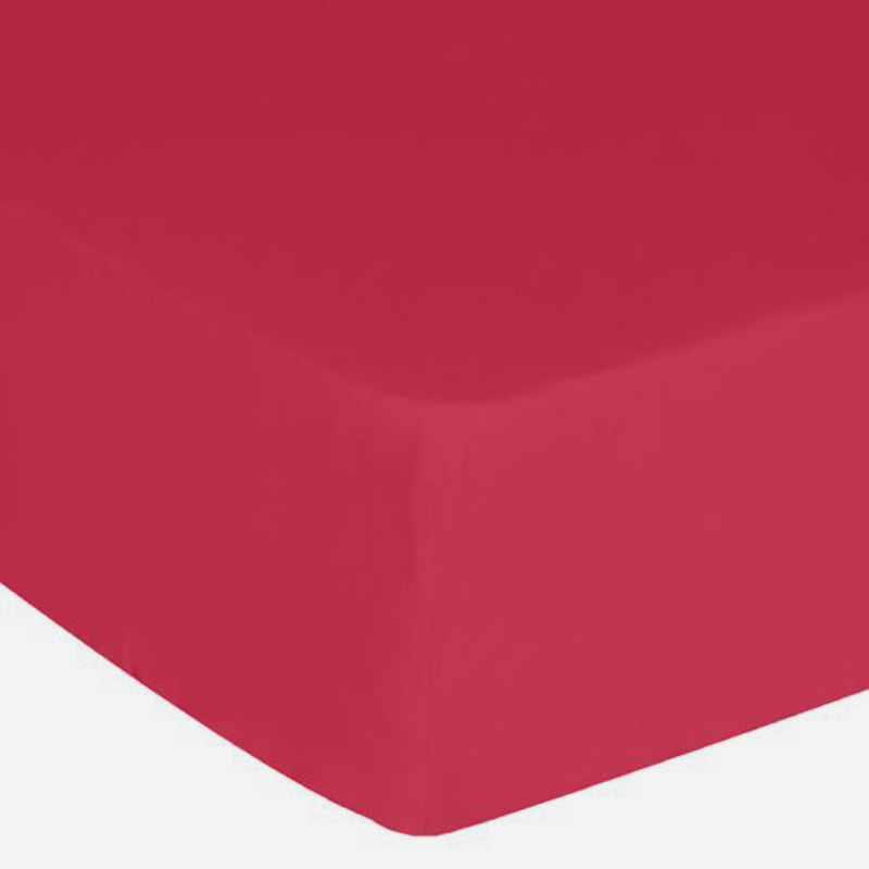 Sottolenzuolo c/angoli IPERSAN Puro Cotone Bordeaux