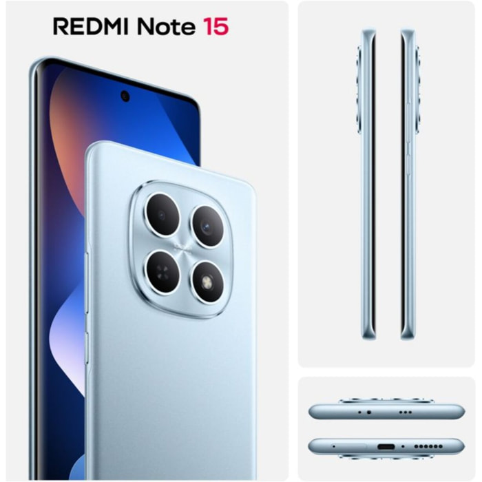 Smartphone XIAOMI Redmi Note 15 Bleu 128Go 4G