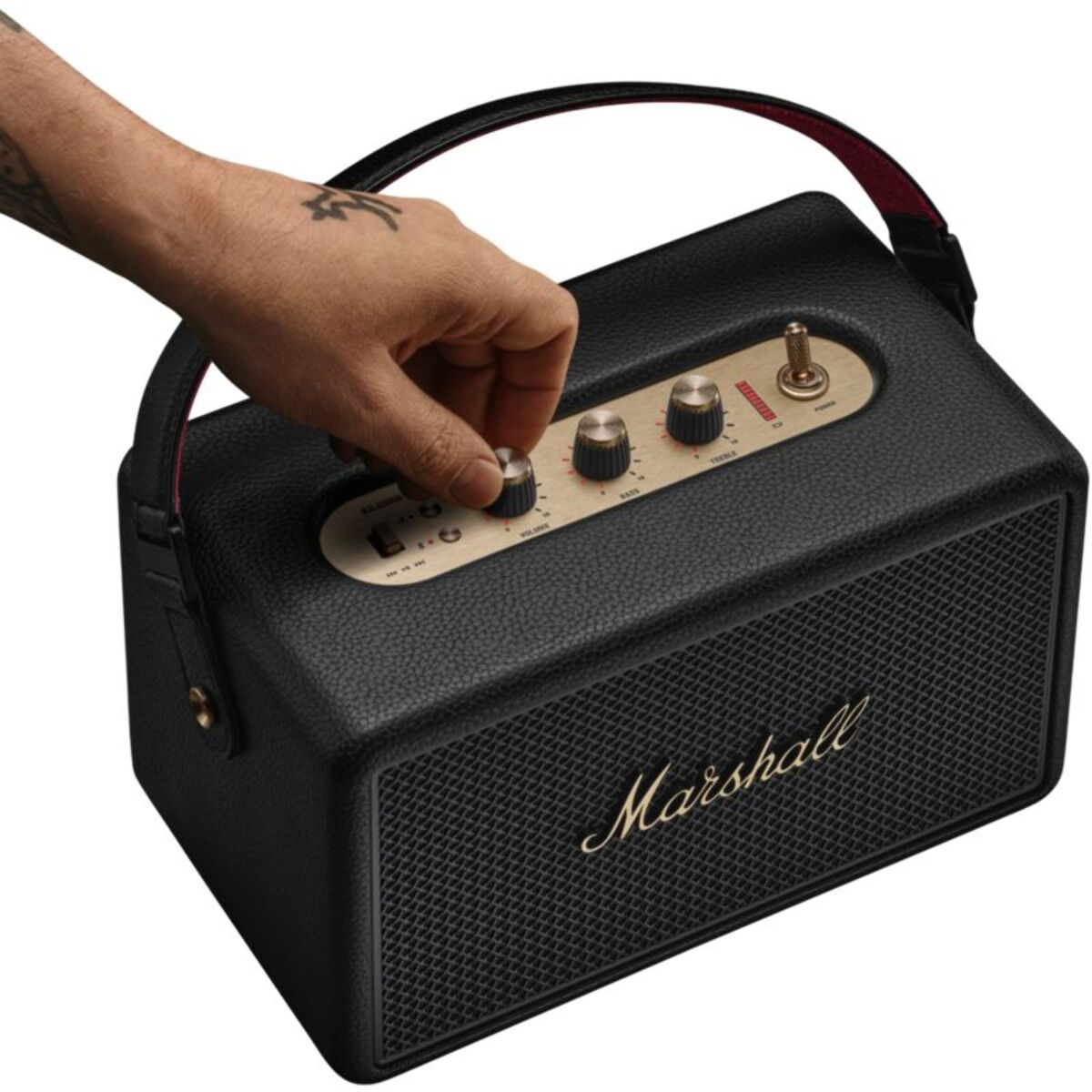 Enceinte portable MARSHALL Kilburn III Black and Brass - Son 360°, Bluetooth, autonomie 50h