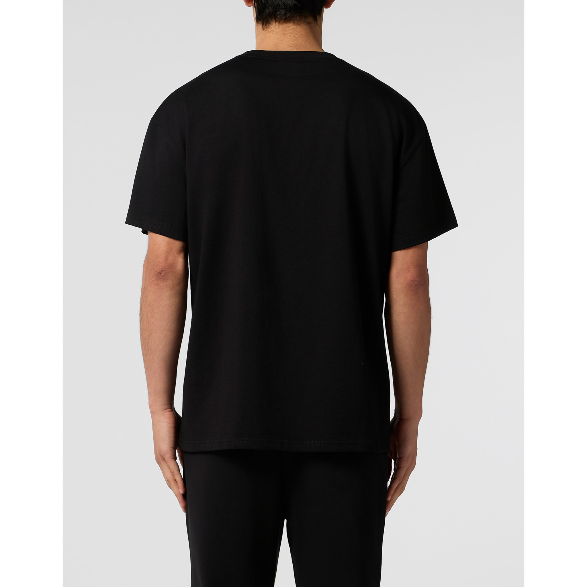 PLEIN SPORT Round Neck T-Shirt Multicolor Scratch