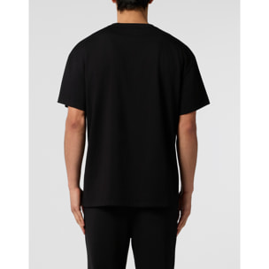 PLEIN SPORT Round Neck T-Shirt Multicolor Scratch