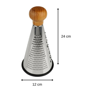 Râpe à légumes et à fromage conique 24,5 cm Fackelmann Nature