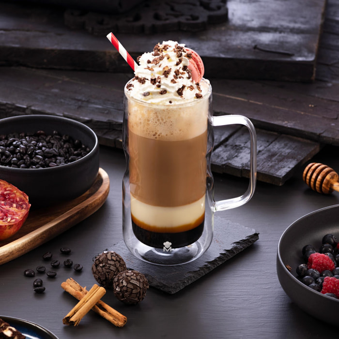 Vaso alto de 530ml mixology en borosilicato masterpro