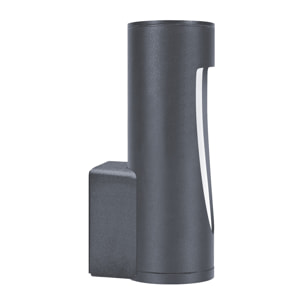 Forlight Aplique LED Rewood 7.1W Blanco Neutro 4000K, Acabado Gris Urbano, IP20