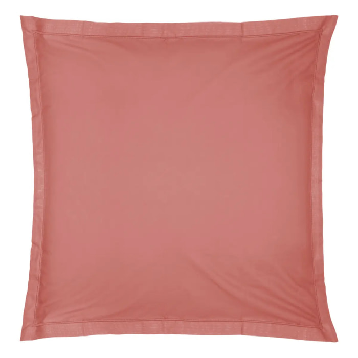 Taie d'oreiller "Carina" coton rose blush 63x63cm