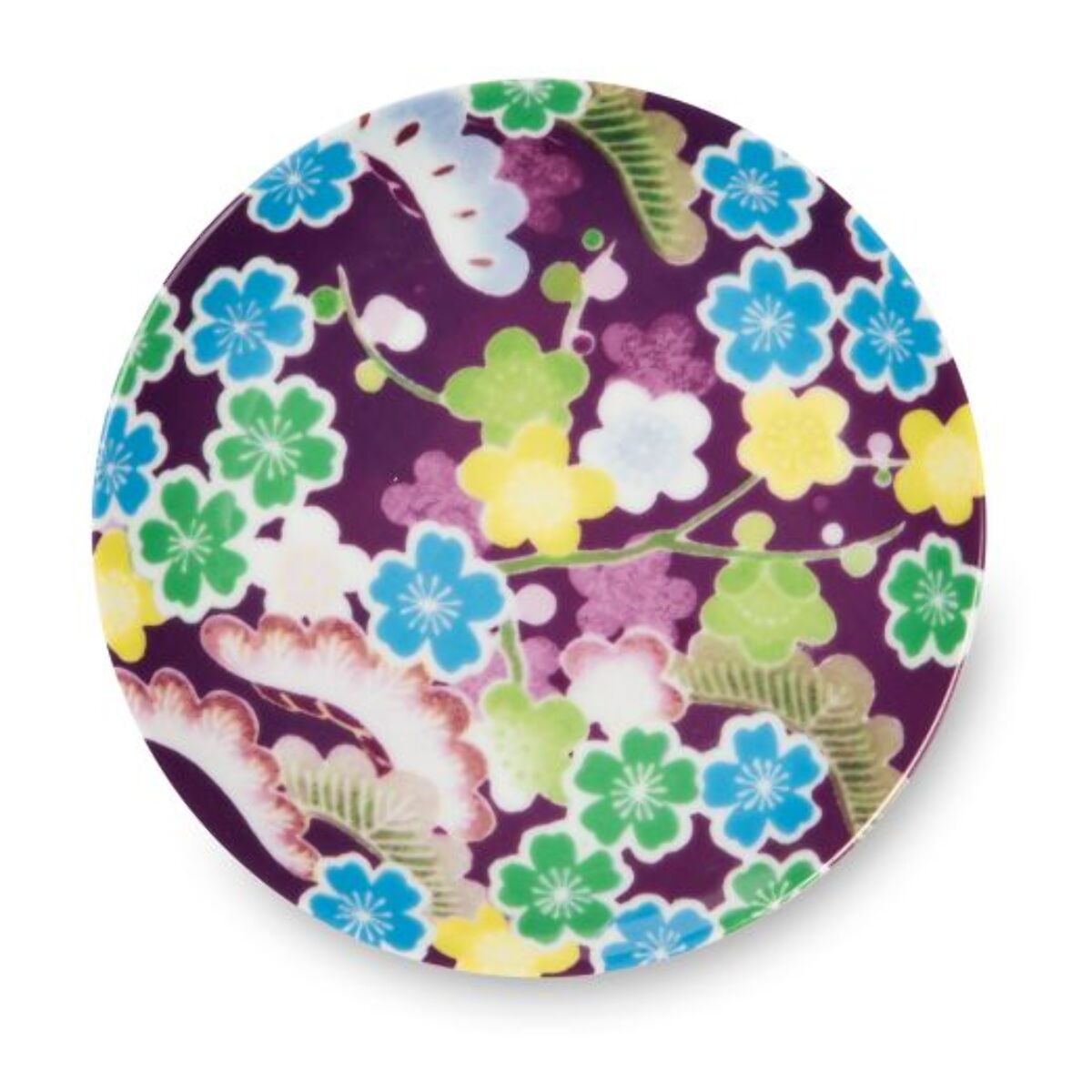 Set de 6 assiettes apéritif en porcelaine Excelsa – Kimono, Multicolore