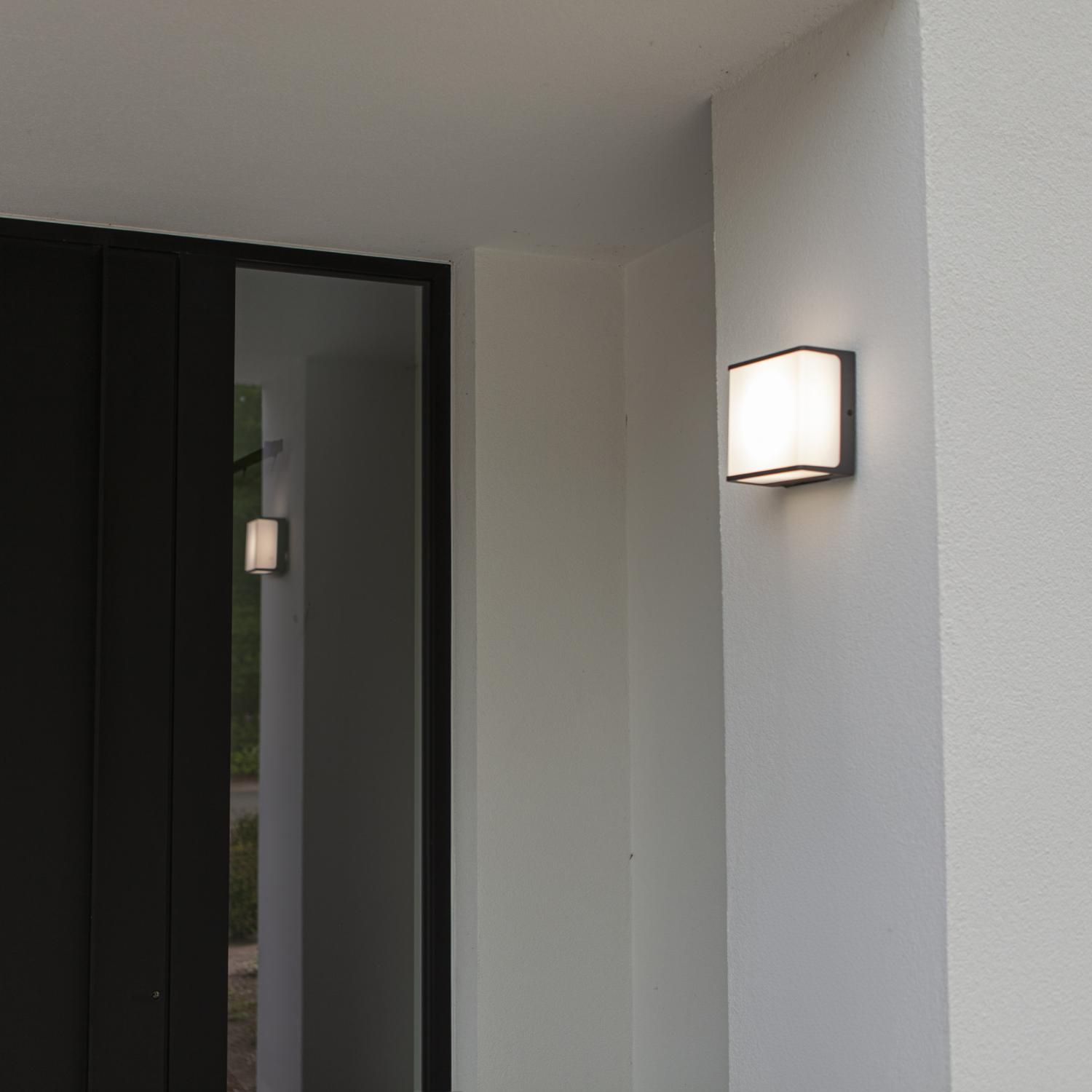 Applique murale secteur DOBLO GREY LED H
