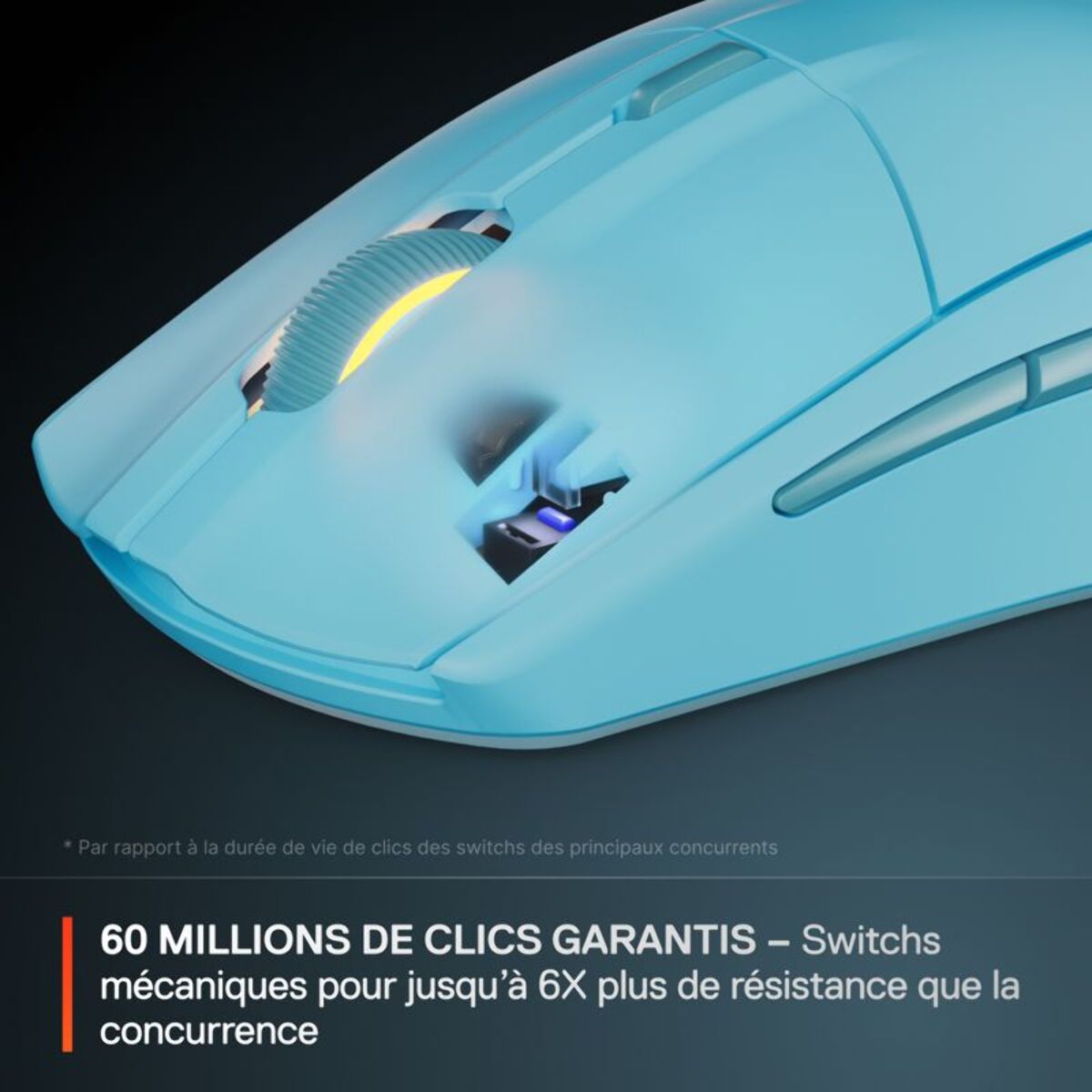 Souris Gamer Sans Fil STEELSERIES Rival 3 WL Gen 2 Aqua