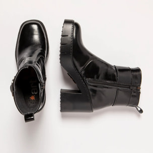Botines con tacón 1979 NAPPA SHINNY BLACK/BERNA color Black