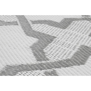 Scoobi - tapis d'exterieur gris motif contemporain