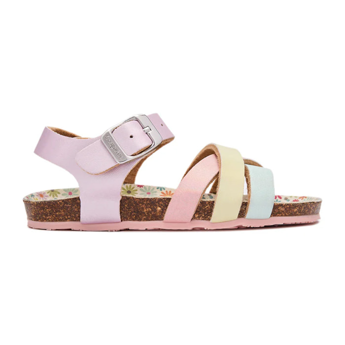 Sandalias Abiertas Bio de Niña en Multicolor