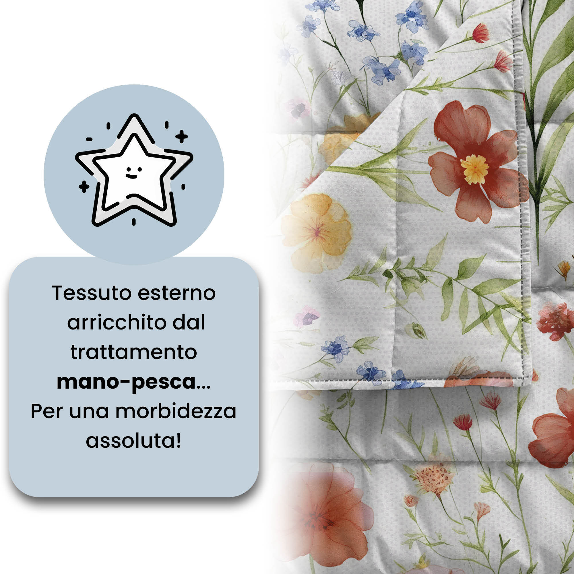 TRAPUNTINO ESTIVO PIAZZA E MEZZA KARMA 100gr - MADE IN ITALY