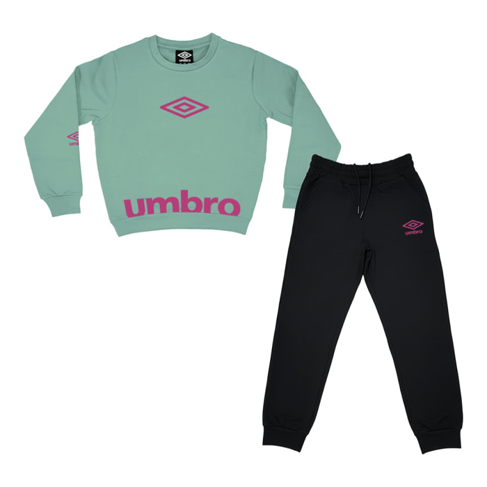 Tuta Bimba UMBRO Cotone Felpato Invernale 3 / 7 Anni