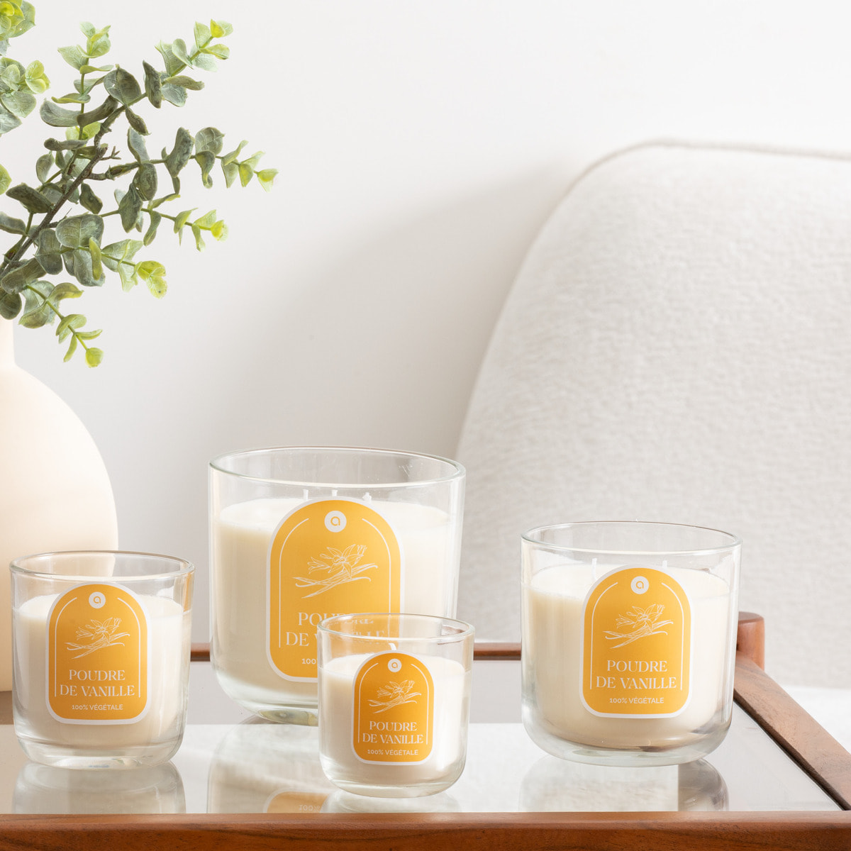 Bougie parfumée " Floa" vanille 115g