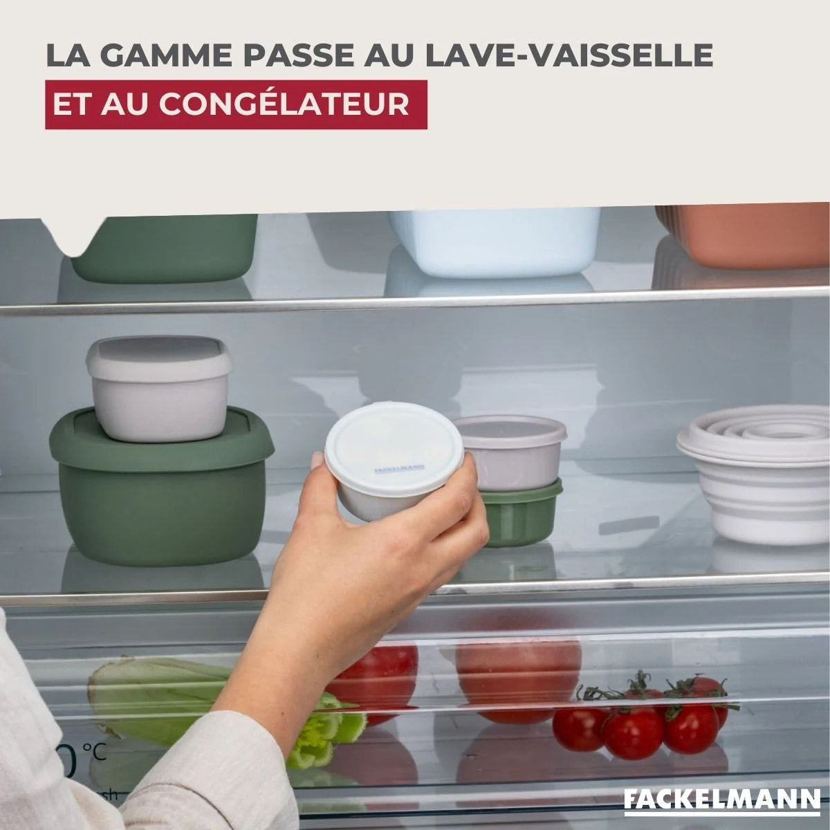 Set de 3 boîtes rondes à sauce ou épices Fackelmann Storage