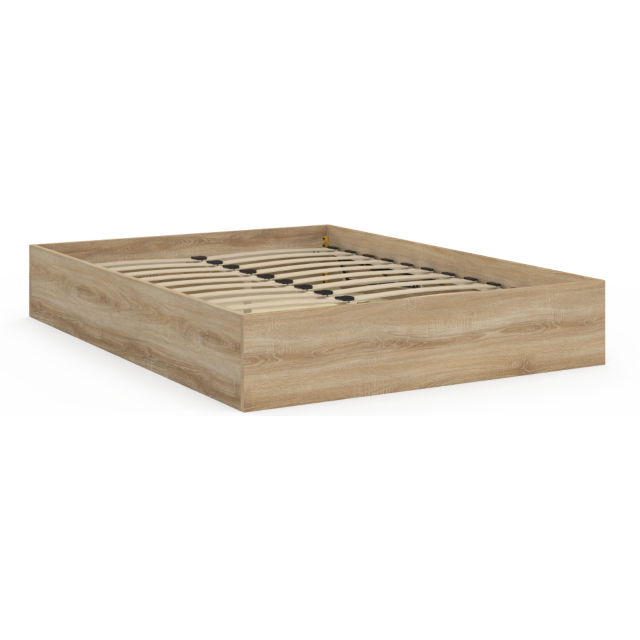 Lit coffre Malta en bois avec sommier 160x200cm