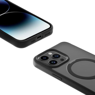 Coque ADEQWAT iPhone 15 Pro MagSafe 2 en 1  - Noir