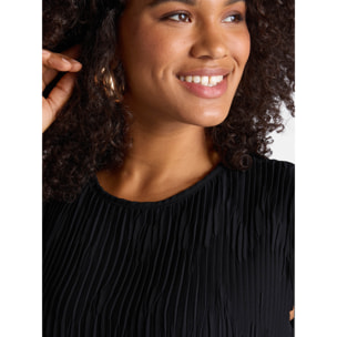 Fiorella Rubino - Top plissé - Nero