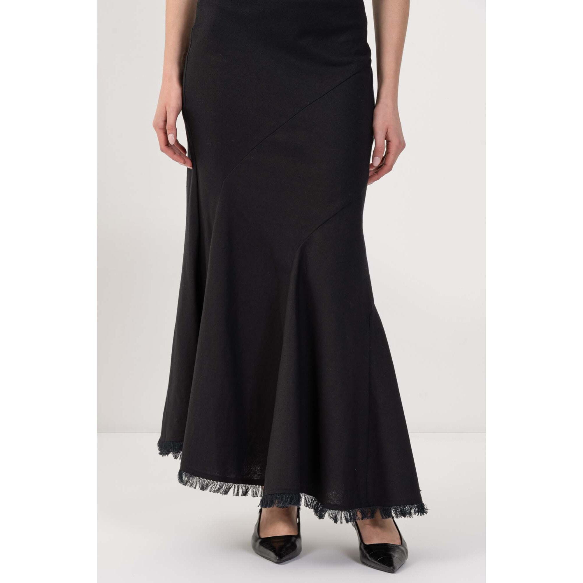 Kocca - Gonna con bordo a frangia Donna