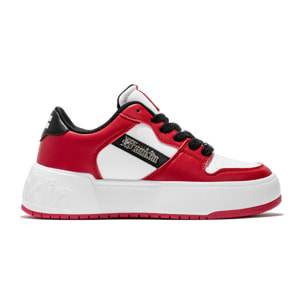 Zapatillas Deportivas Casual Low Court en Rojo D.Franklin