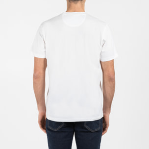 T-shirt jersey di cotone bio washed regular fit