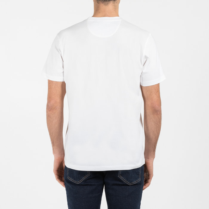 T-shirt jersey di cotone bio washed regular fit