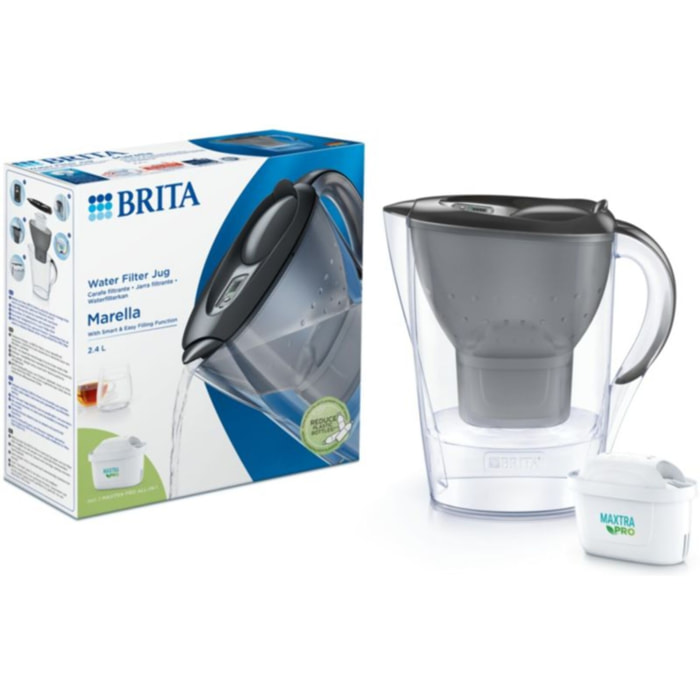 Carafe filtrante BRITA marella graphite