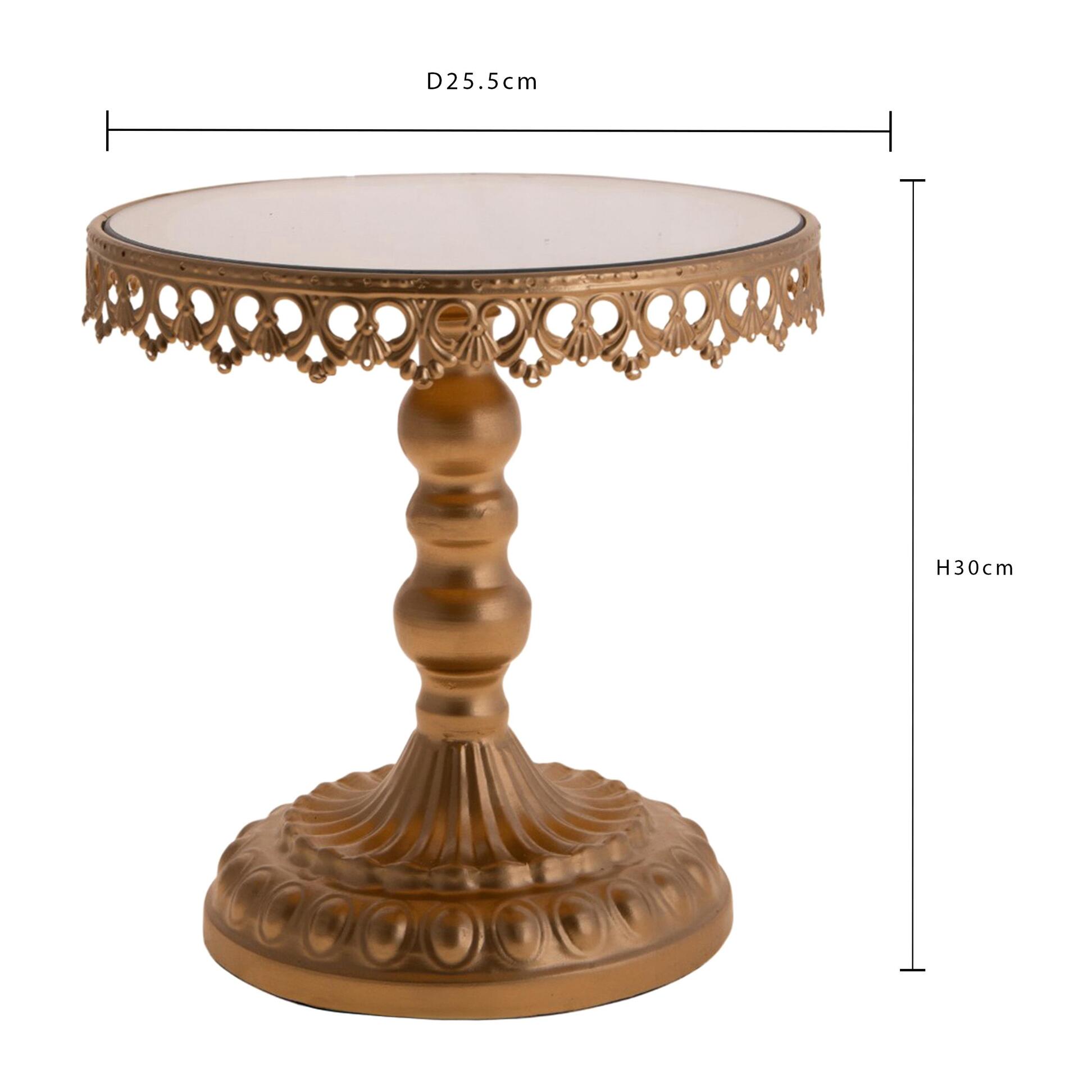 Alzata con specchio e dec. - Pezzi 1 - ORO - Bianchi Dino SpA