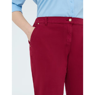 Fiorella Rubino - Pantaloni Chino in cotone - Bordeaux