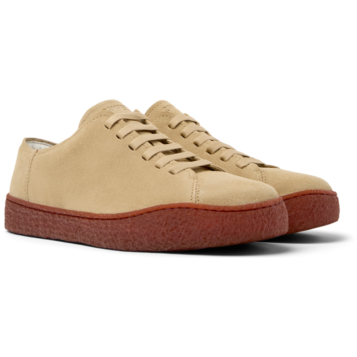 Zapatillas - CAMPER Peu Terreno - Beige - Piel de ante