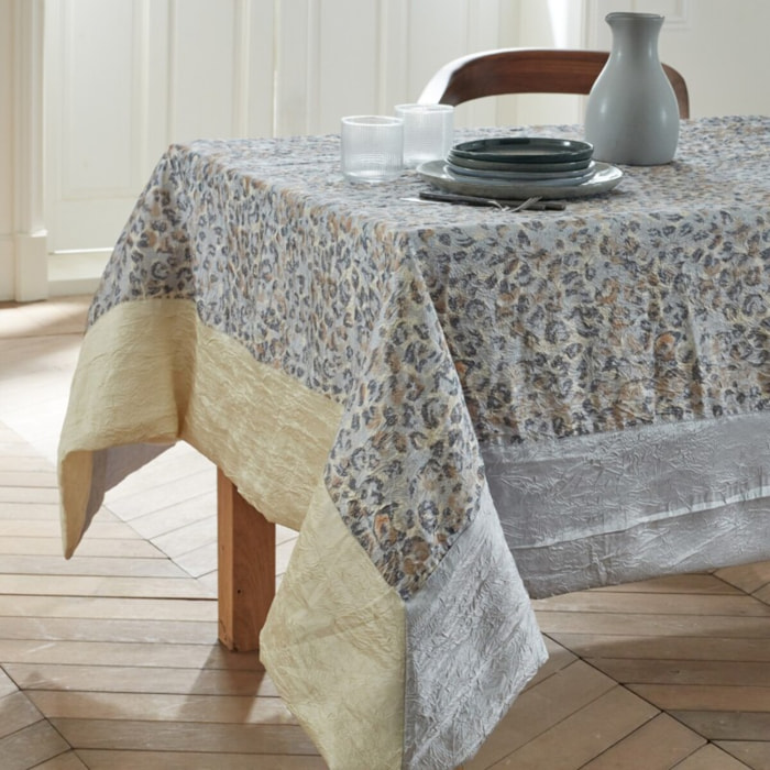 Nappe taffetas froissé SAUVAGE naturel