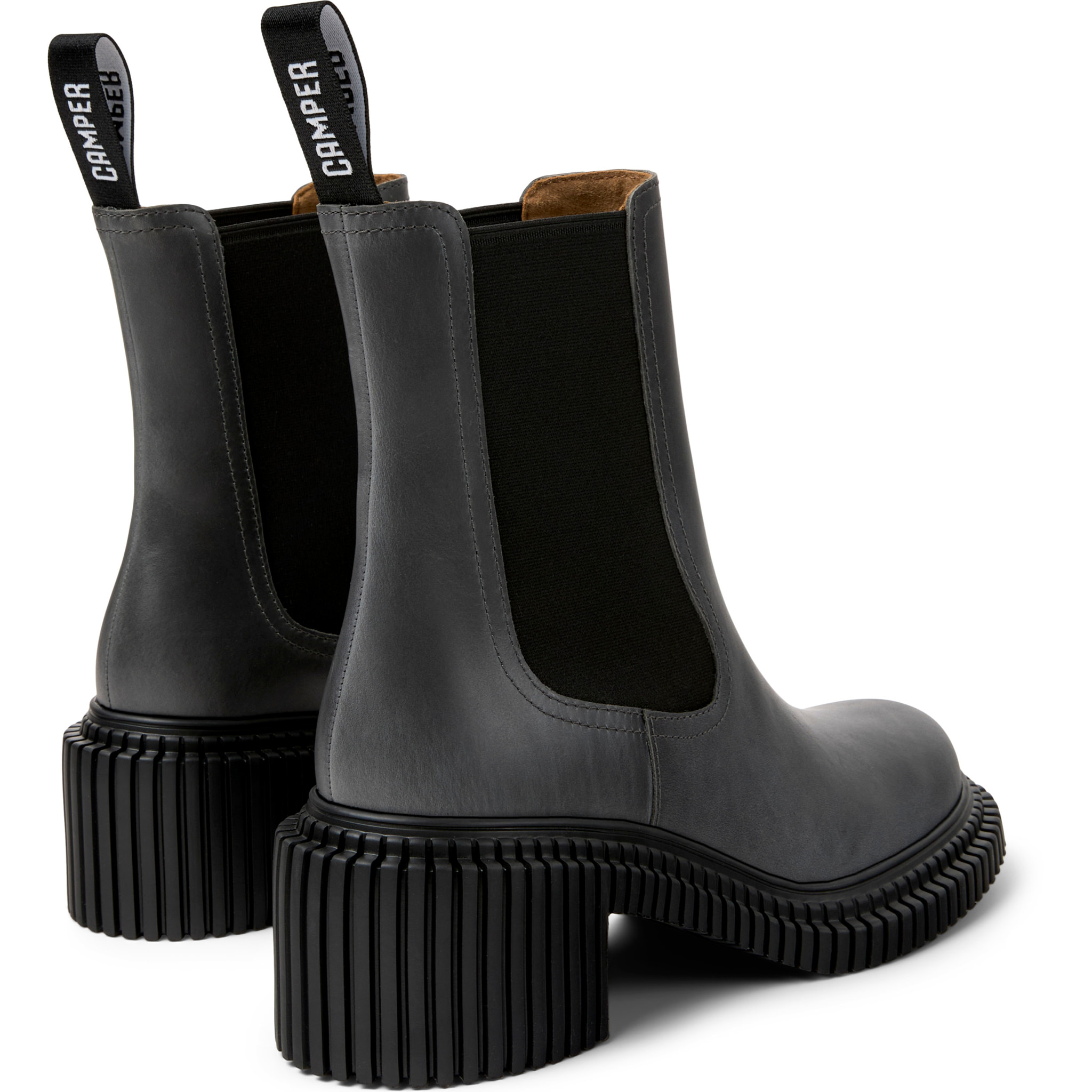 Stivaletti - CAMPER Pix London - Grigio - Pelle liscia