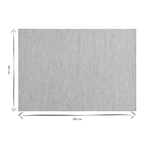 Tapis rectangulaire en laine et coton 160 x 230 cm SIMBEL