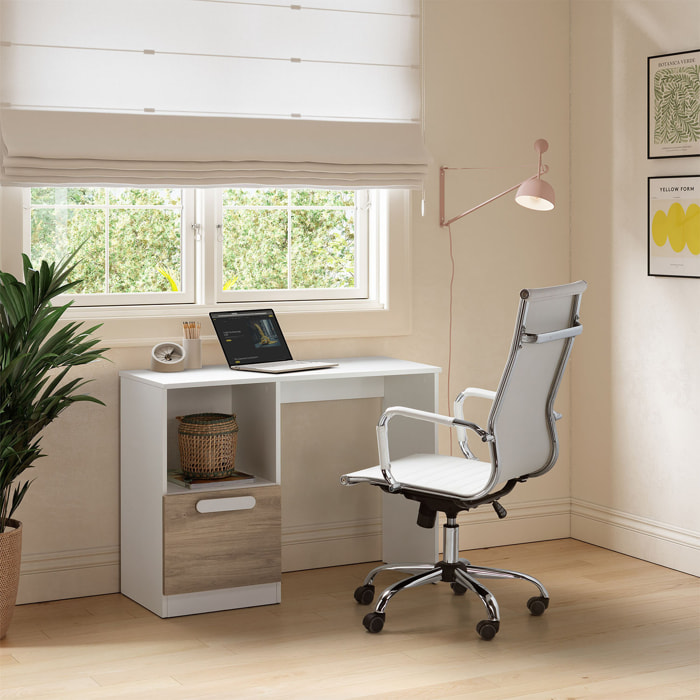 Mesa de escritorio Helen 1 puerta color Blanco