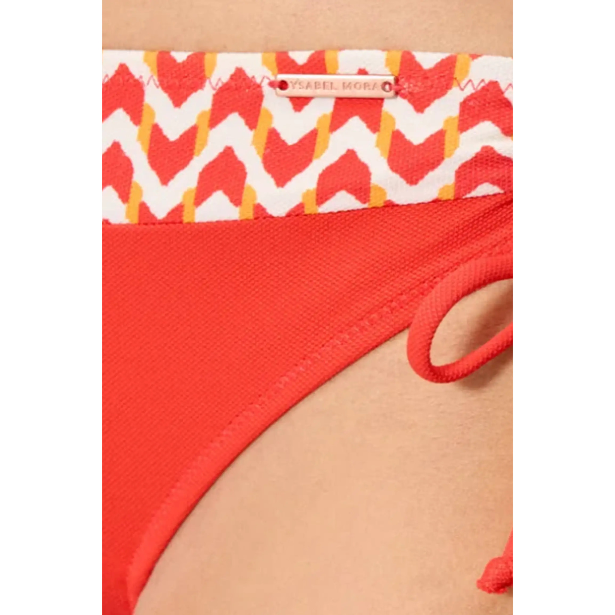 Slip bikini midi modellante Arancio