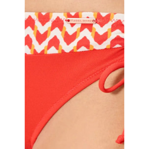 Slip bikini midi modellante Arancio