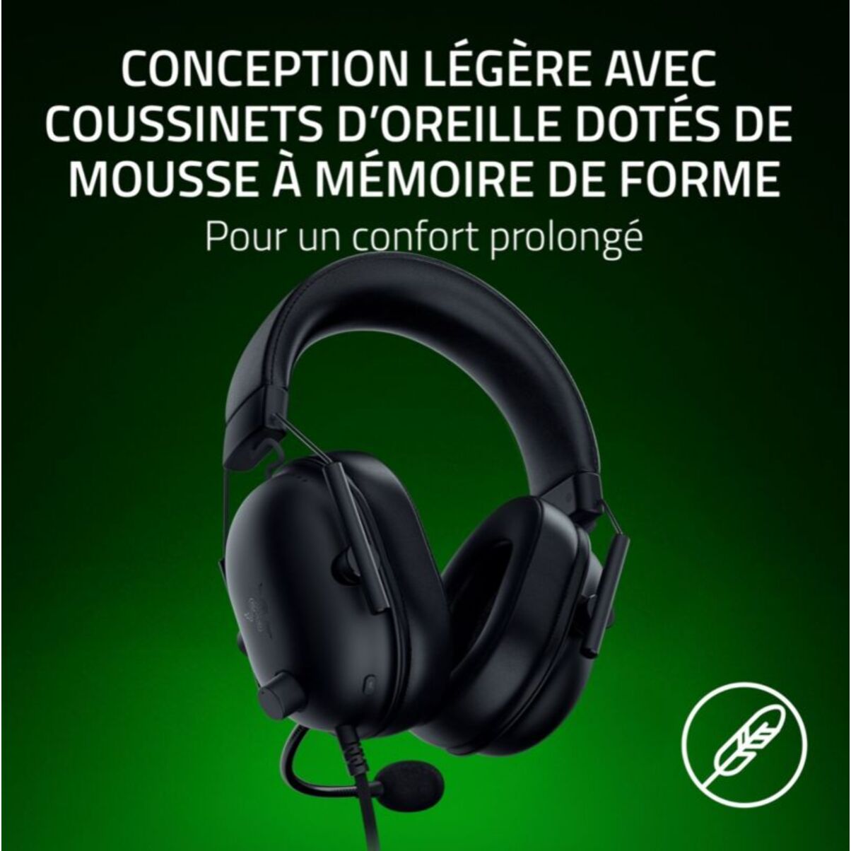 Casque gamer RAZER BlackShark V2 X Xbox Quartz