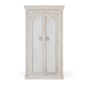 Armario de Madera de Mango 100 Cm Estilo Mediterráneo Moderno