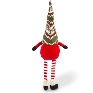 Gnome avec barbe et longues jambes Excelsa – Gnomo, Polyester multicolore