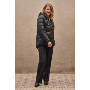 Chaqueta Ingrid negra con logo Polo Club