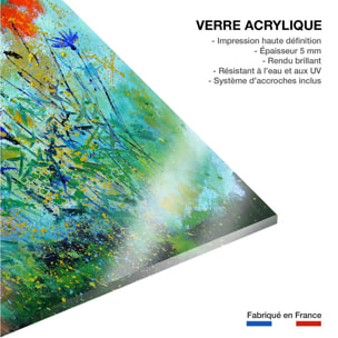 Tableau bleuets des champs Tableau plexiglas