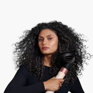Multi-styler Dyson Airwrap i.d™ - cheveux bouclés à frisés (Soie Ambrée)