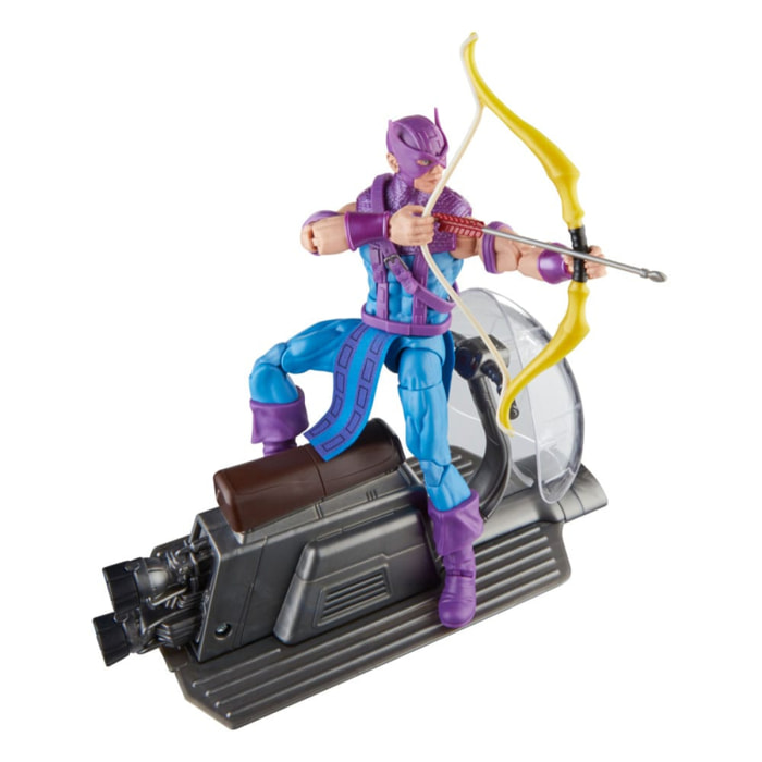 Avengers Marvel Legends Action Figura Hawkeye Con Sky-cycle 15 Cm Hasbro