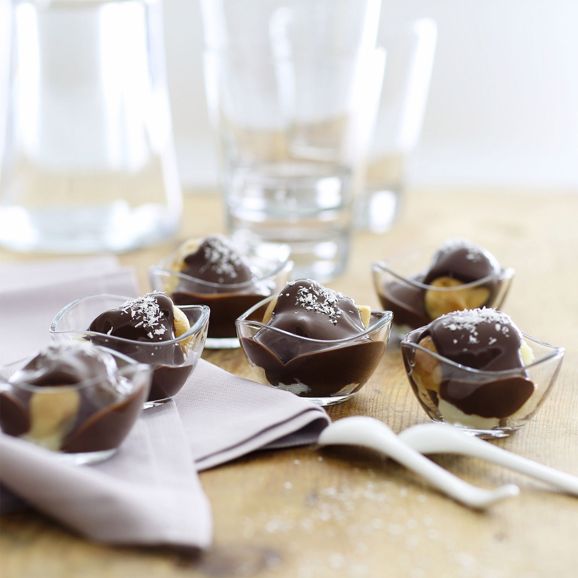 Lot de 6 coupelles tango 7cm en verre transparent