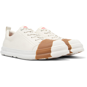 Scarpe stringate - CAMPER Junction Runner - Bianco - Pelle liscia