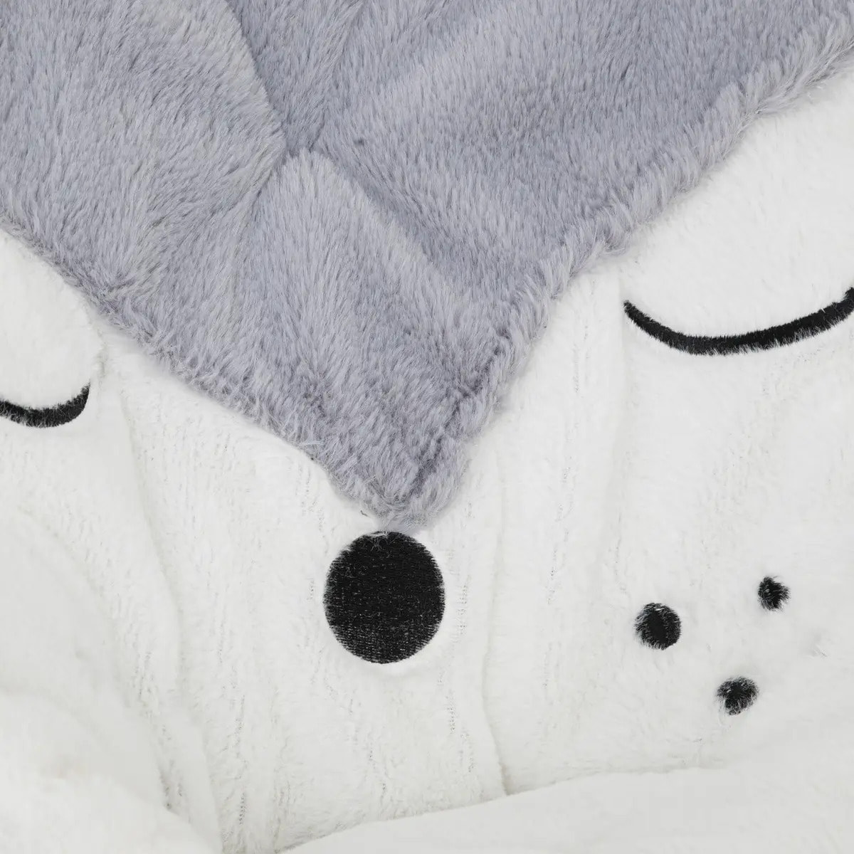 Fauteuil pliant renard 40x23cm blanc