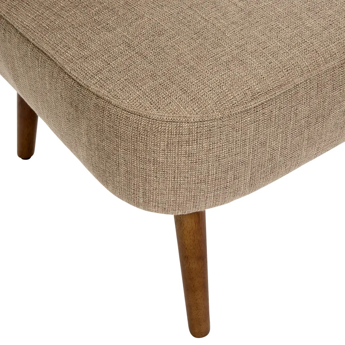 Fauteuil Aera en Tissu Beige foncé L69xl57xH72,5 cm