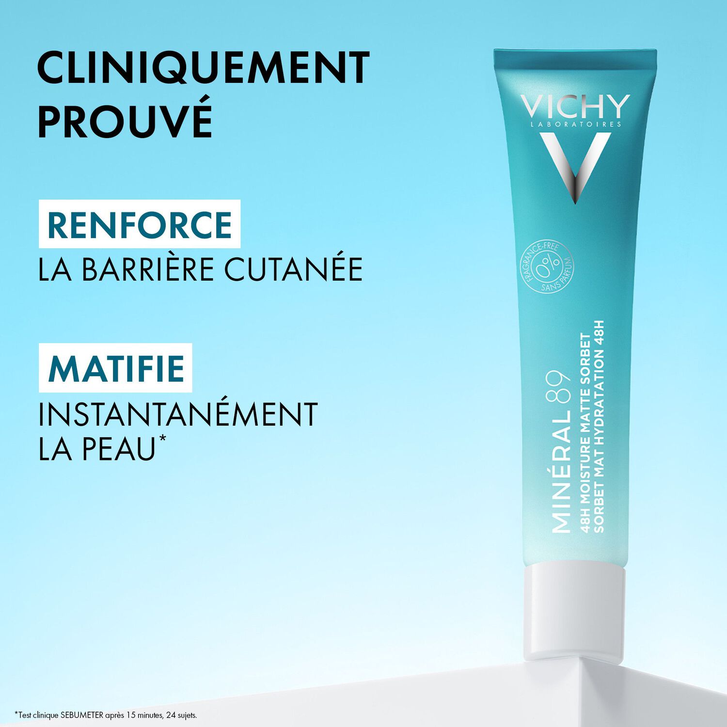 Minéral 89 - Crème Texture Gel Hydratant et Matifiant