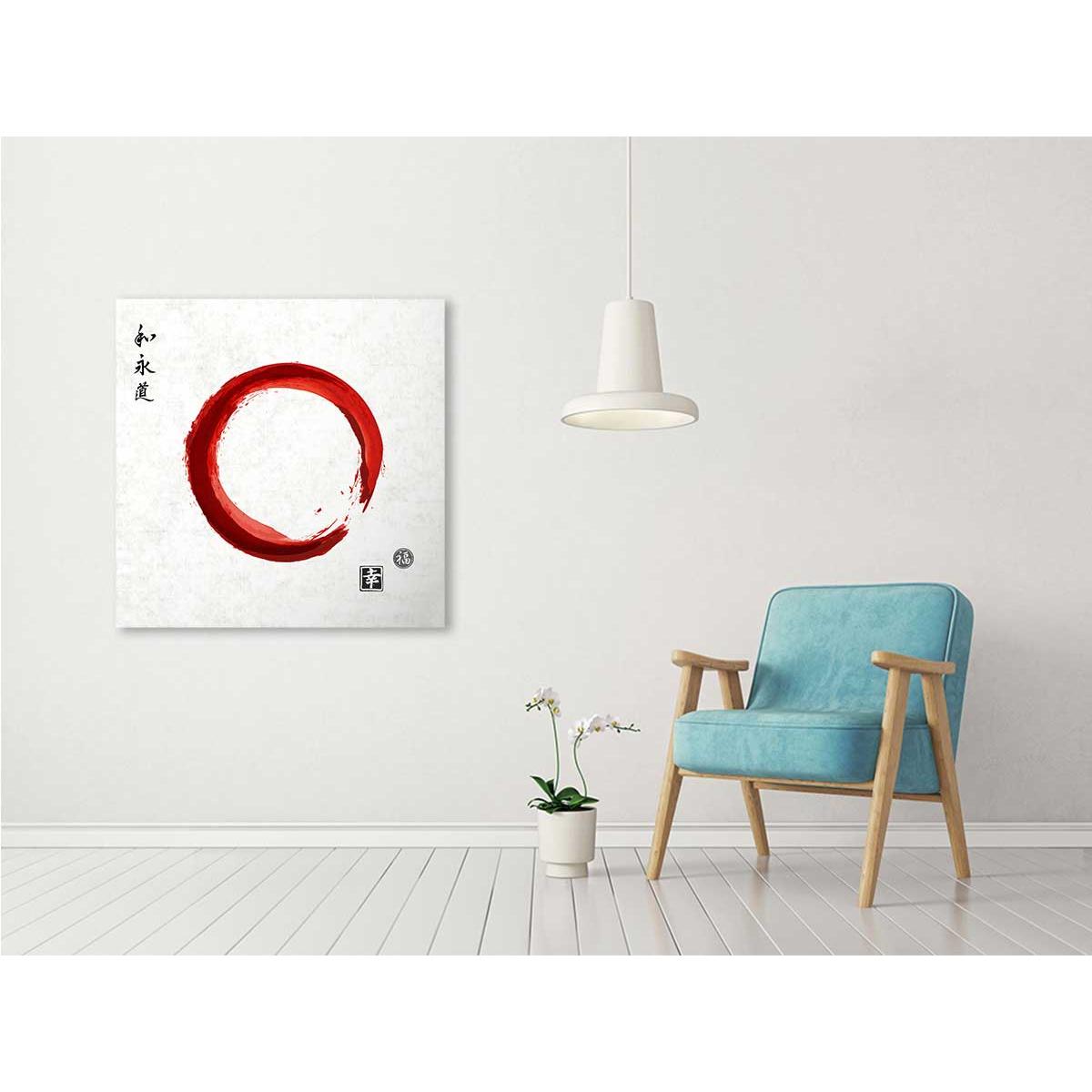 Tableau zen circle japonnais Toile imprimée