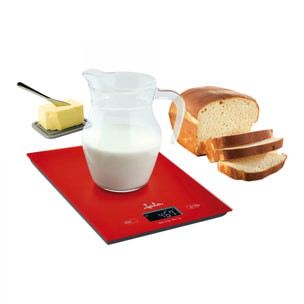 Báscula de cocina JATA 729R hasta 5 kg. Alta precisión. Función de tara. Visor LCD